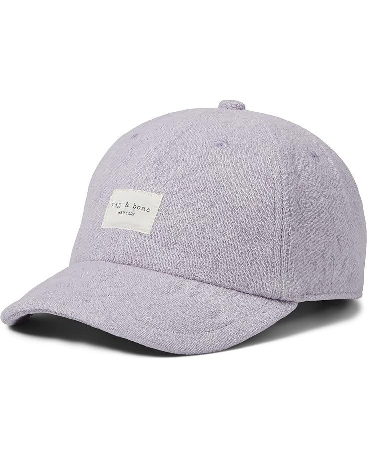 

Бейсболка rag & bone Addison Baseball Cap Terry, цвет Lilac