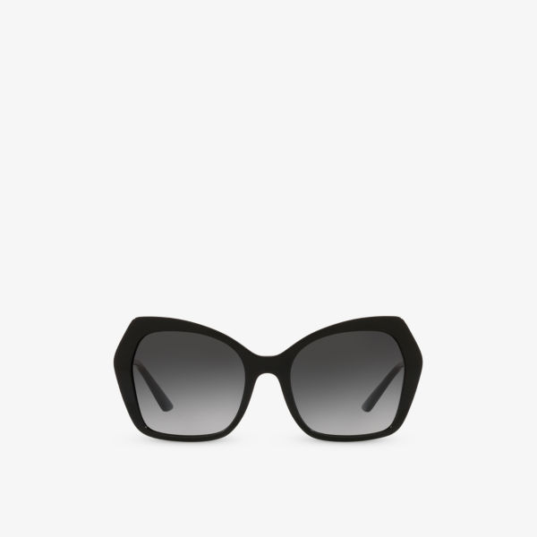 Солнцезащитные очки dg4399 в ацетатной оправе-бабочке Dolce & Gabbana, черный
