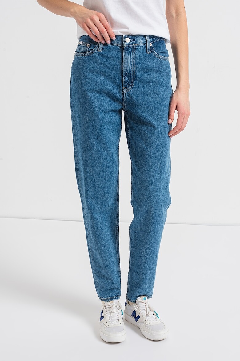 

Джинсы Mom с высокой талией Calvin Klein Jeans, синий