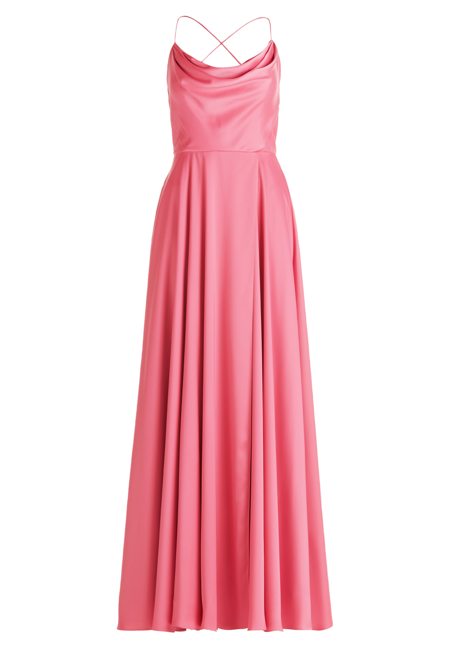 Платье Vera Mont Abend mit Wasserfallausschnitt, цвет Hot Rosè