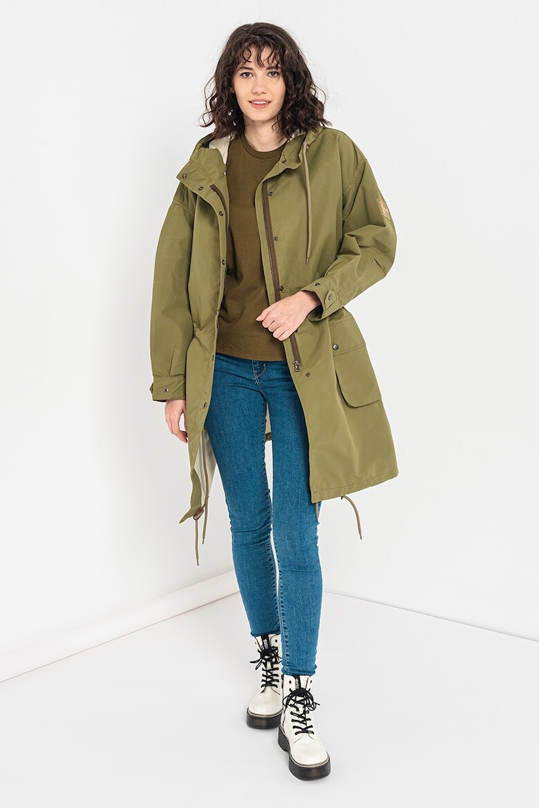 

Зимняя куртка Sloan с капюшоном и шнуровкой Levi'S, зеленый
