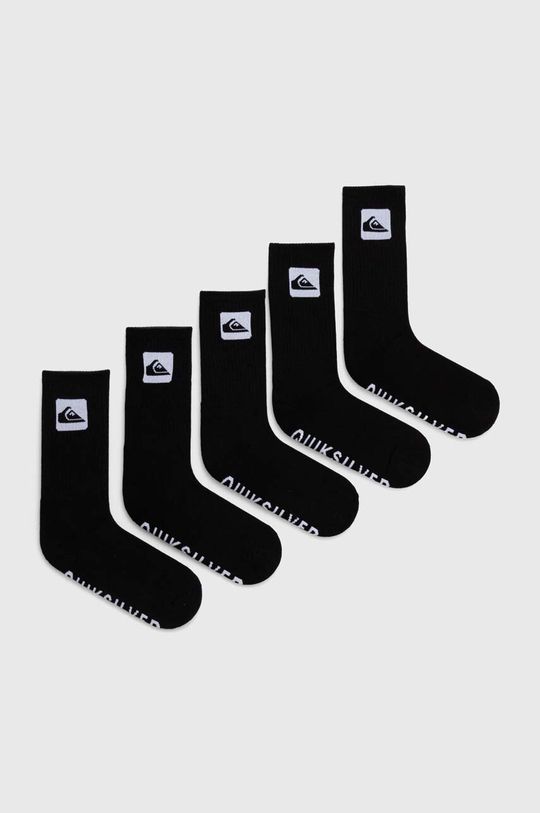 5 упаковок носков Quiksilver, черный