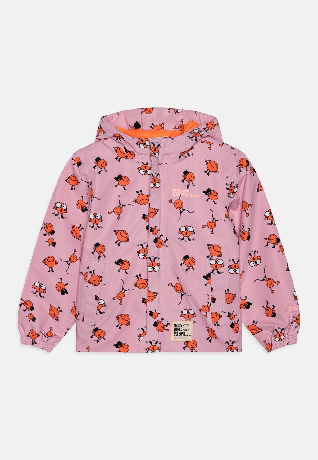 

Куртка Hardshell SMILEYWORLD UNISEX Jack Wolfskin, цвет pink