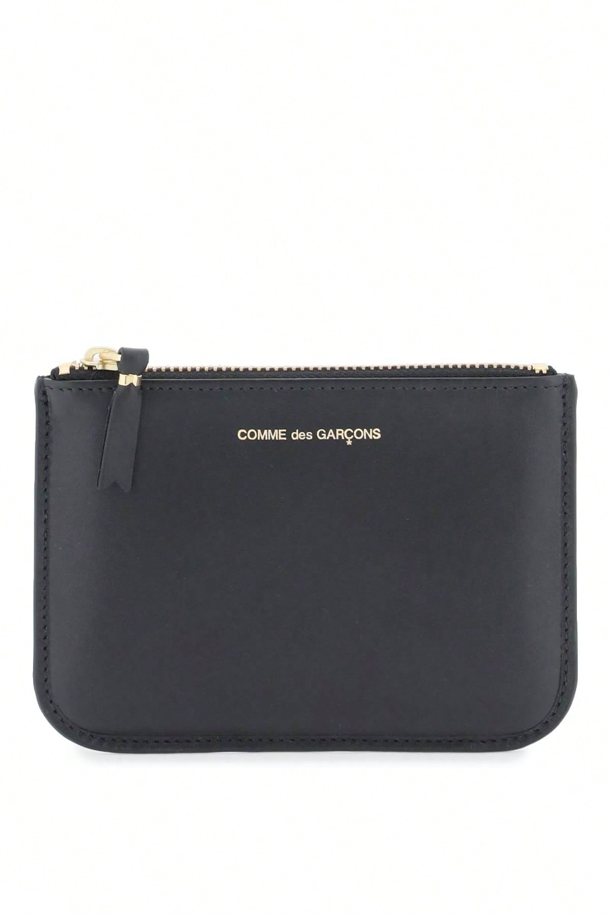 Кожаный мини-кошелек Comme Des Garcons Wallet, черный