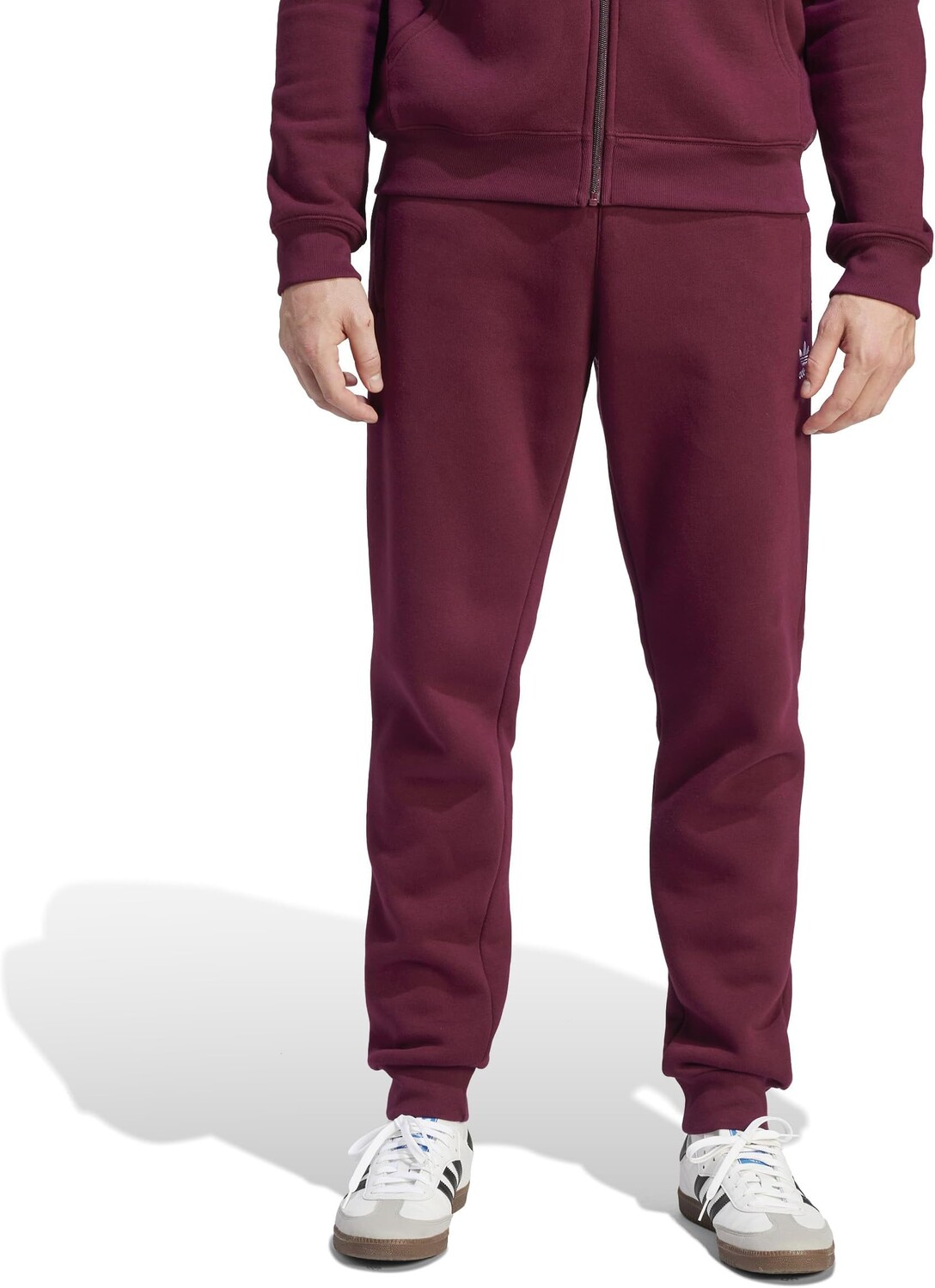 

Брюки Trefoil Essentials adidas, цвет Maroon