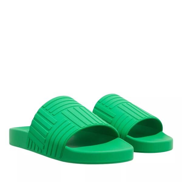 

Сандалии slides Bottega Veneta, зеленый