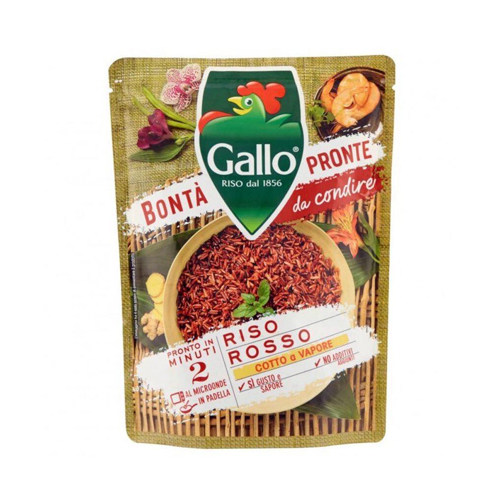 

6x Gallo Riso Rise Bontà Pronte Rosso 220 г