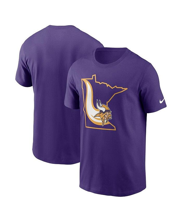 

Мужская фиолетовая футболка Minnesota Vikings Local Essential Nike, фиолетовый