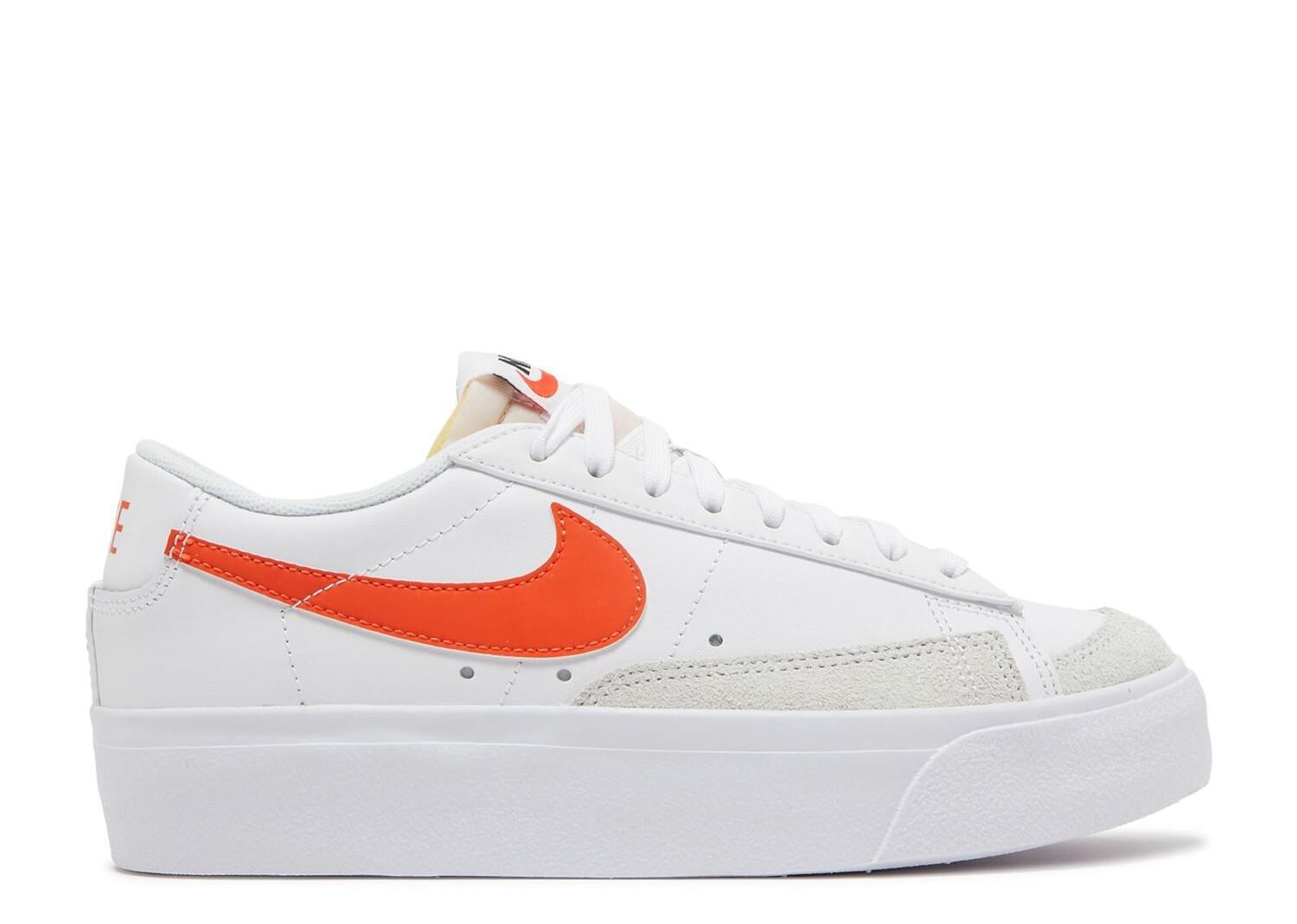 

Кроссовки Nike Wmns Blazer Low Platform 'White Orange', белый