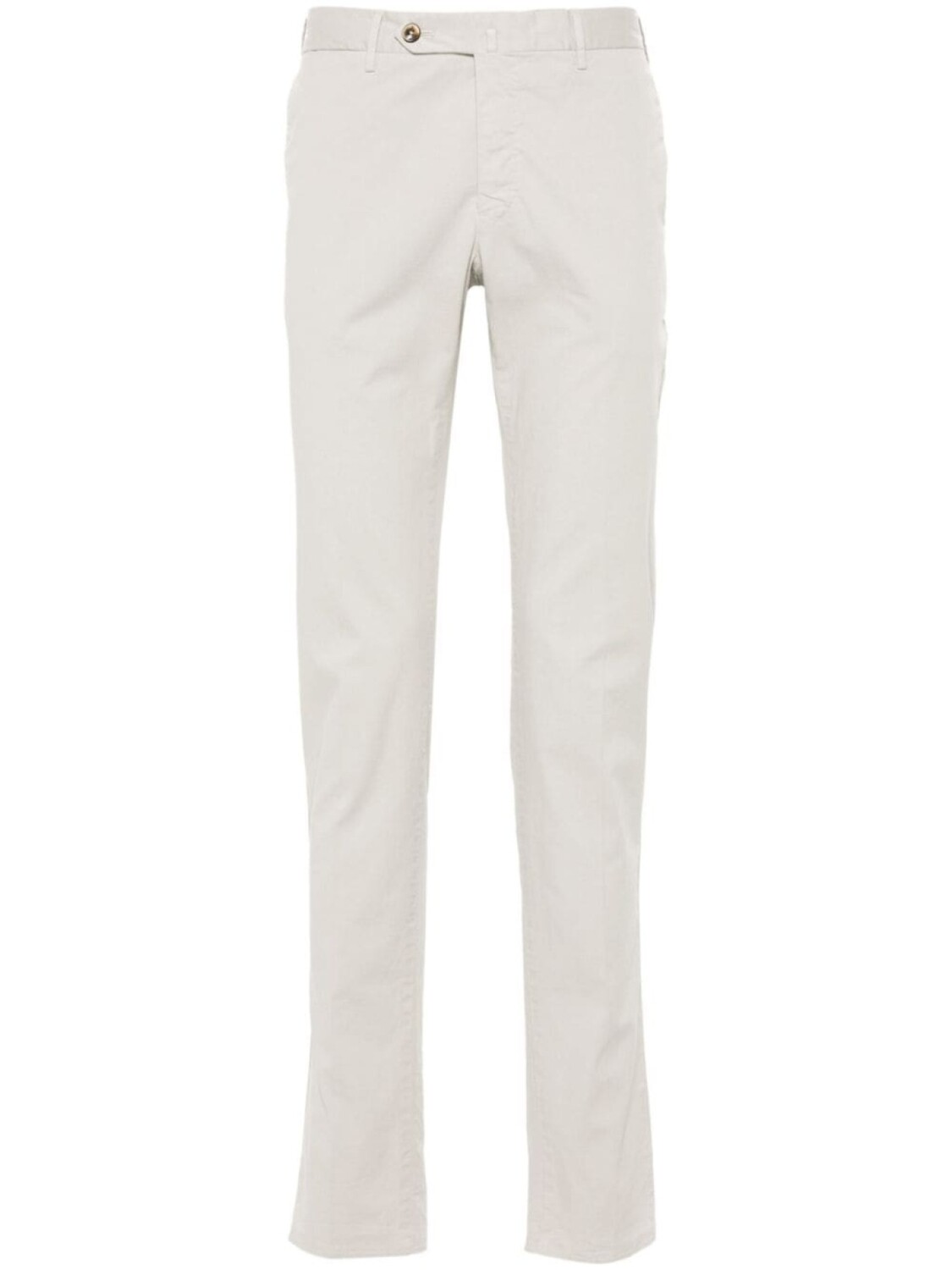

PT Torino pressed-crease slim-cut chinos, серый