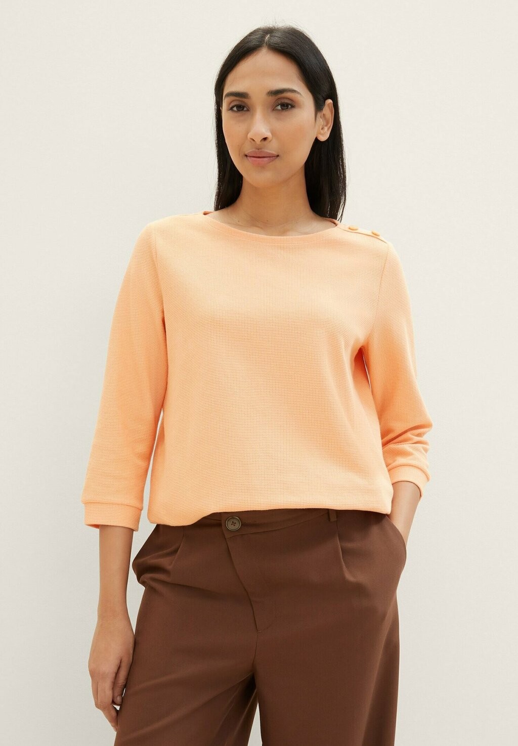 

Рубашка с длинным рукавом TOM TAILOR, цвет light coral