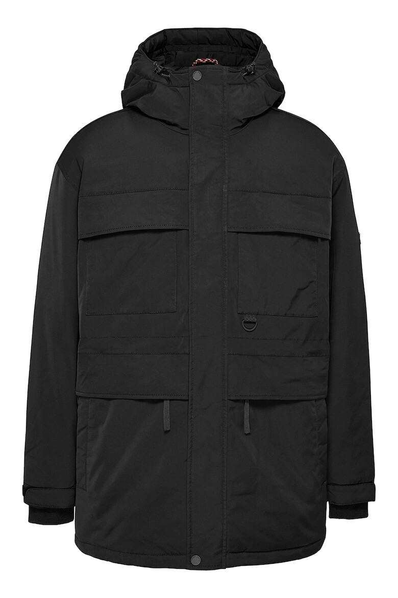 

Парка с капюшоном Tommy Jeans, черный
