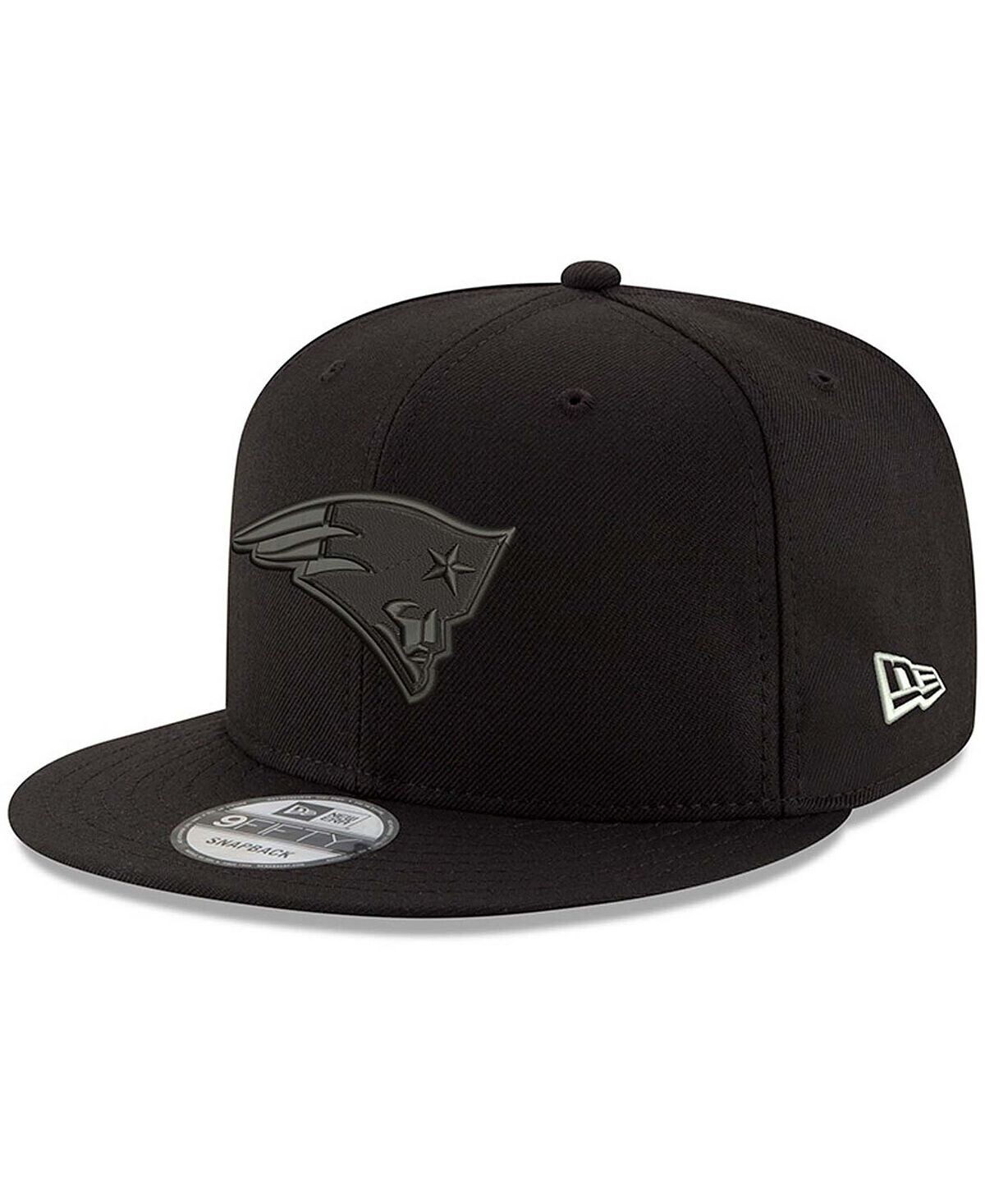 

Мужская черная регулируемая кепка New England Patriots Black On Black 9Fifty New Era