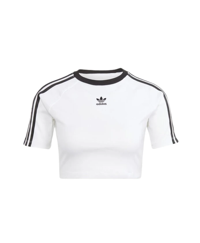 

Женская футболка с тремя полосками Adidas Originals, белый
