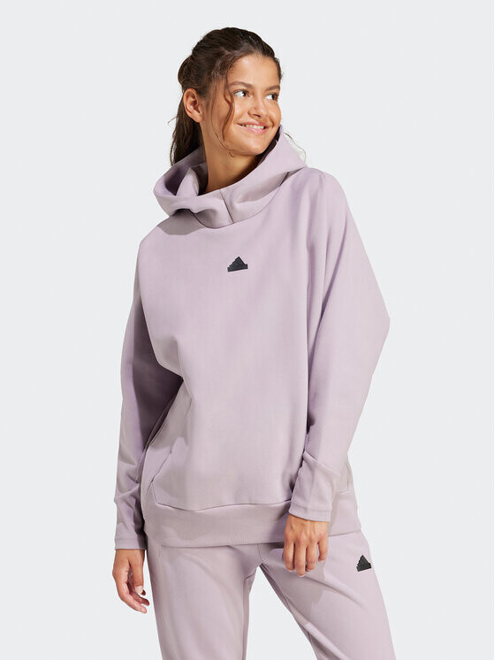 

Толстовка свободного кроя Adidas, фиолетовый