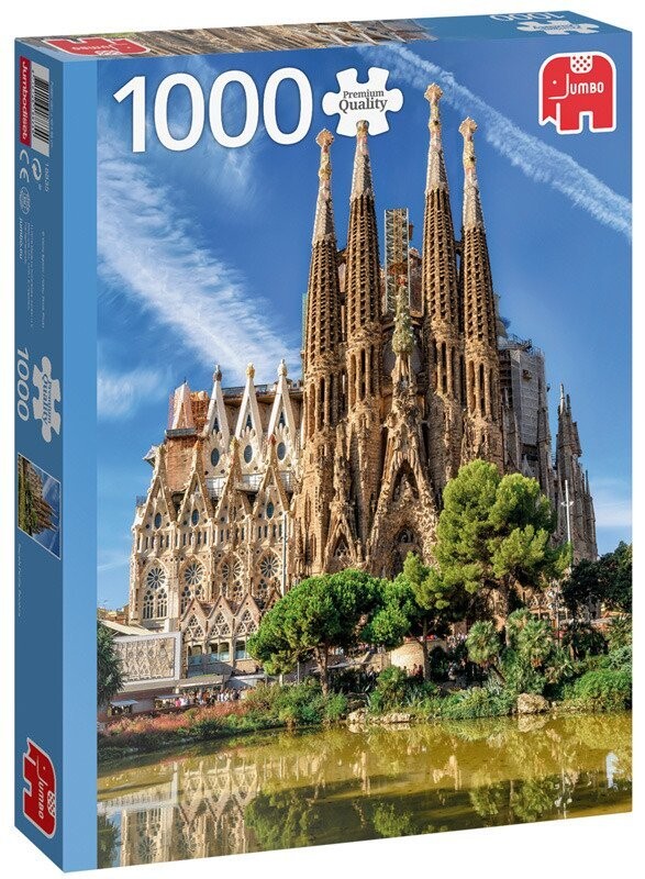 

Джамбо, пазл, Вид на Саграда Фамилия, 1000 шт. Jumbo