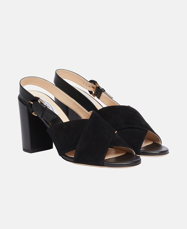

Босоножки на каблуке Tod's, черный
