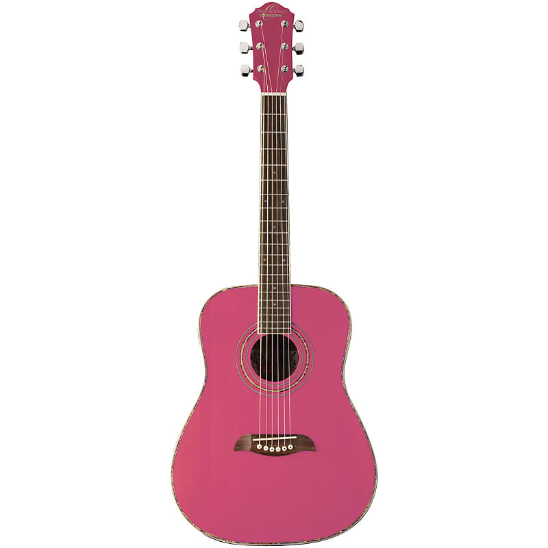 

Акустическая гитара Oscar Schmidt OGHSP 1/2 Size Steel String Acoustic Guitar Pink