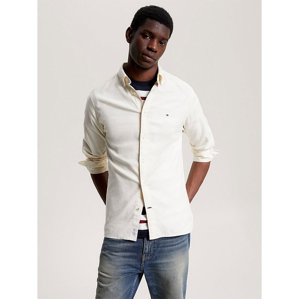

Рубашка Tommy Hilfiger Flex Brushed Twill Rf, бежевый