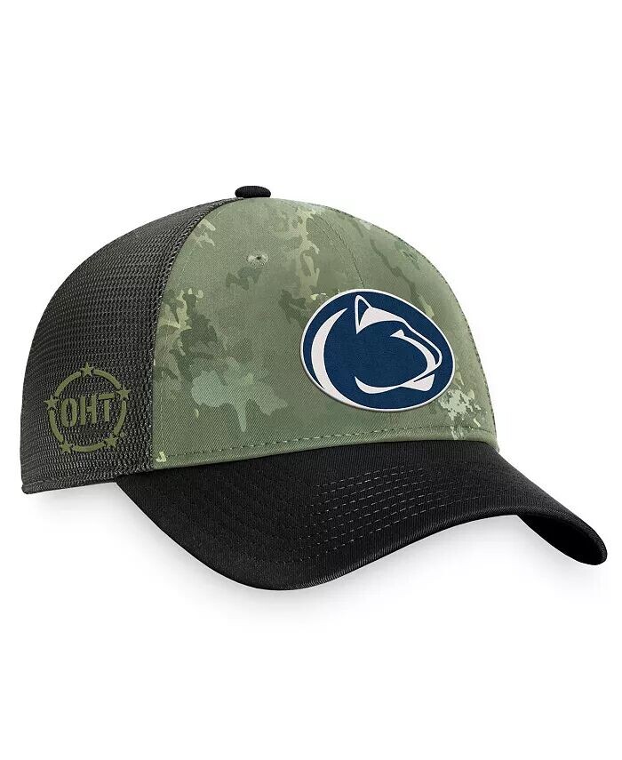 

Мужская охотничья зелено-серая регулируемая кепка Penn State Nittany Lions OHT в военном стиле Top Of The World, зеленый