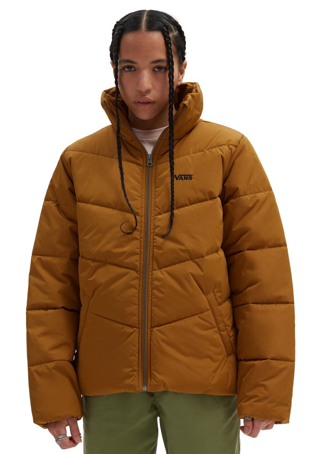 

Куртка зимняя Foundry Puff Mte Vans, цвет golden brown