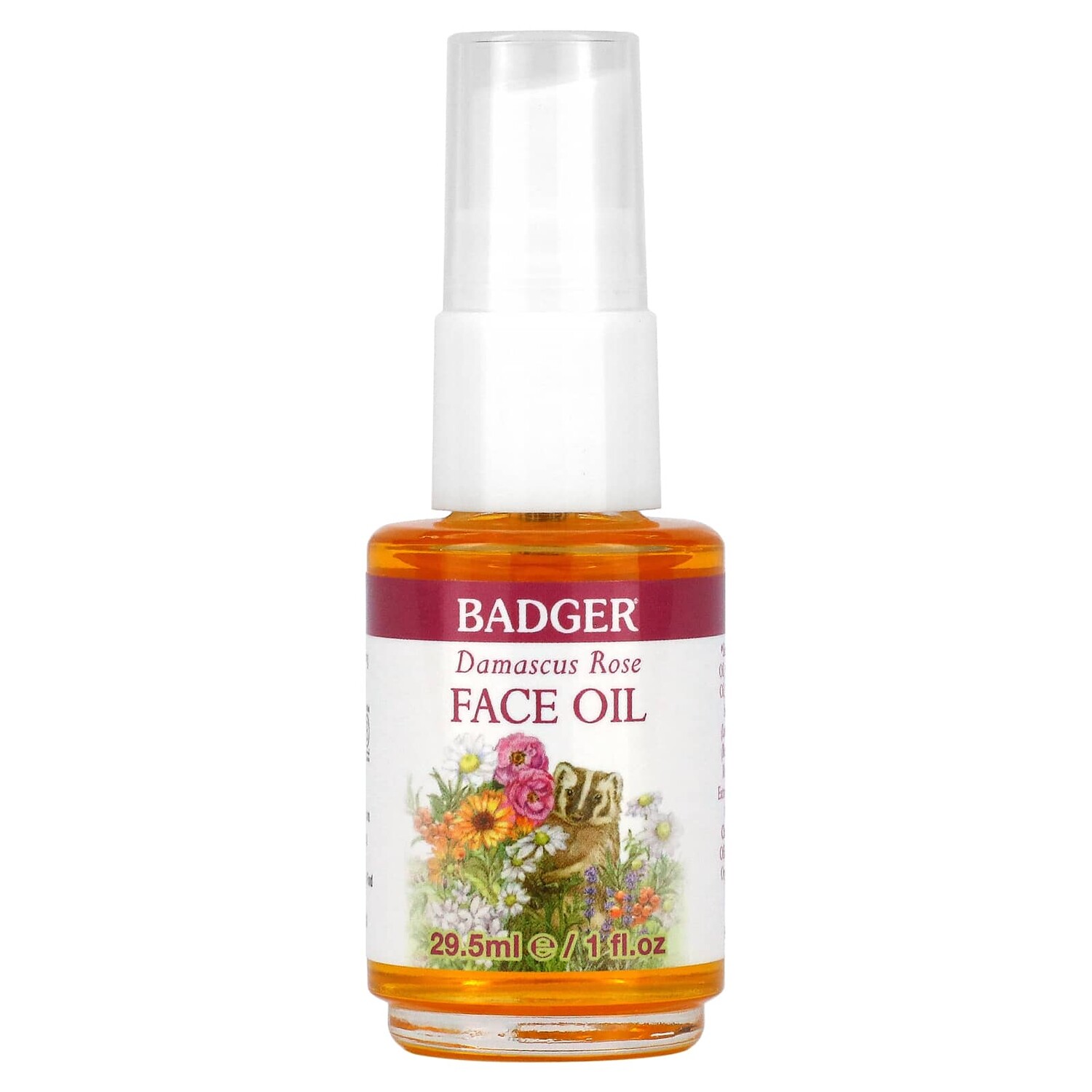

Face Care, масло для лица дамасской розы, 29,5 мл (1 жидк. Унция), Badger Company