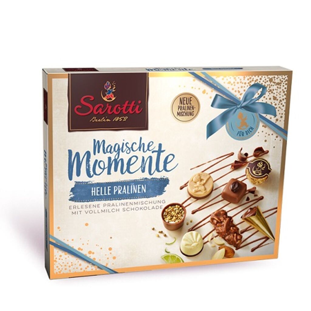 

Шоколадные конфеты Sarotti Magical Moments Яркие, ассорти десять раз, 210г