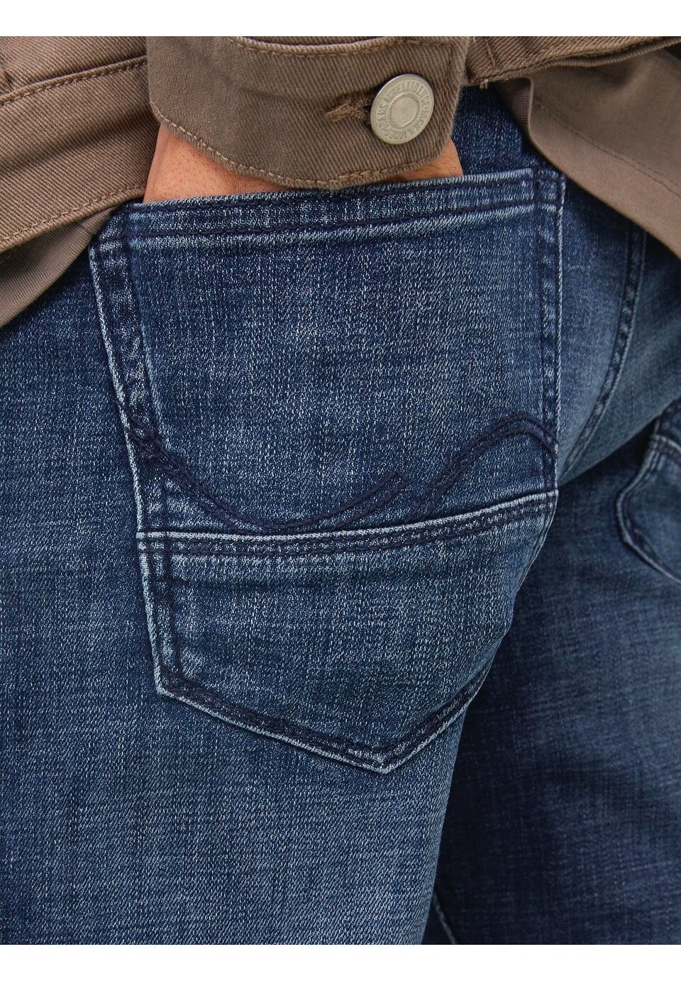 

Джинсы узкого кроя Jack & Jones, синий деним