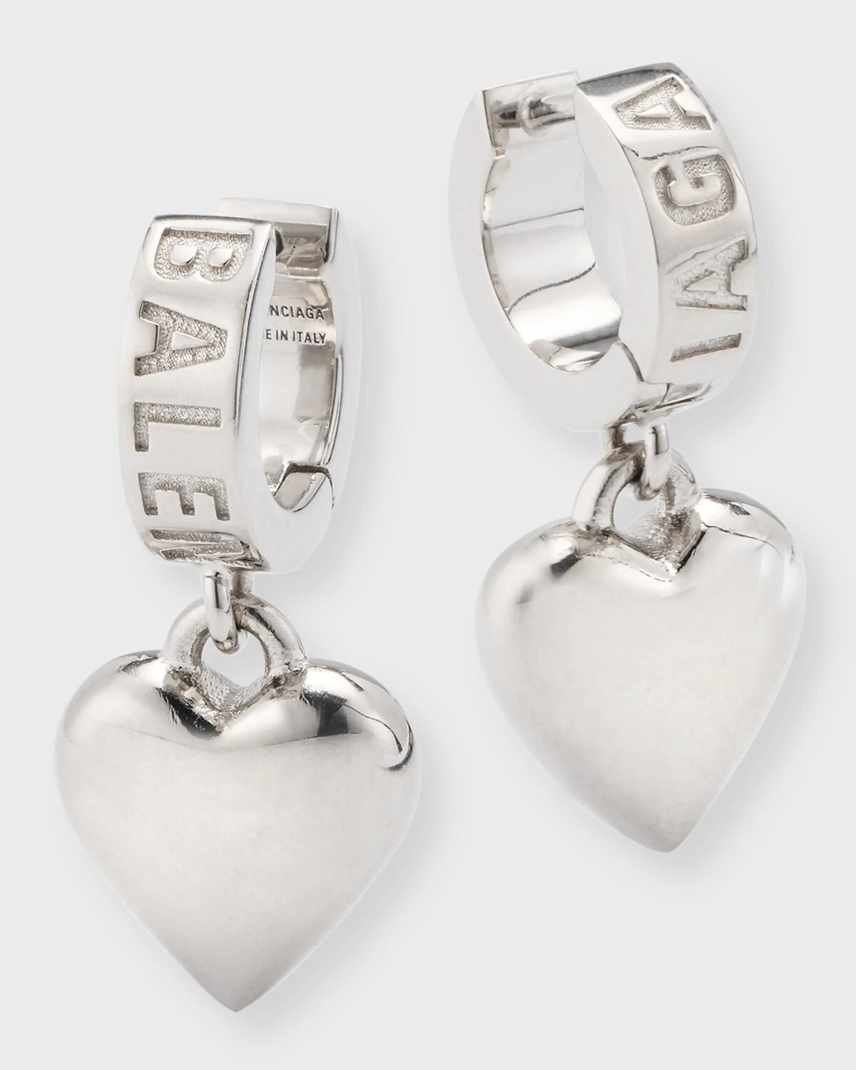 

Серьги «Острое сердце» Balenciaga, цвет 0668 Silver