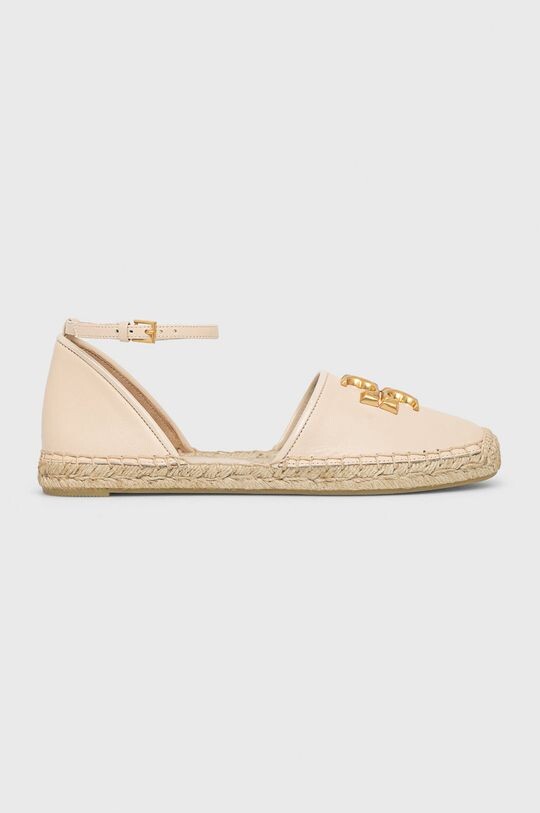 

Кожаные эспадрильи Eleanor Dorsay Tory Burch, бежевый