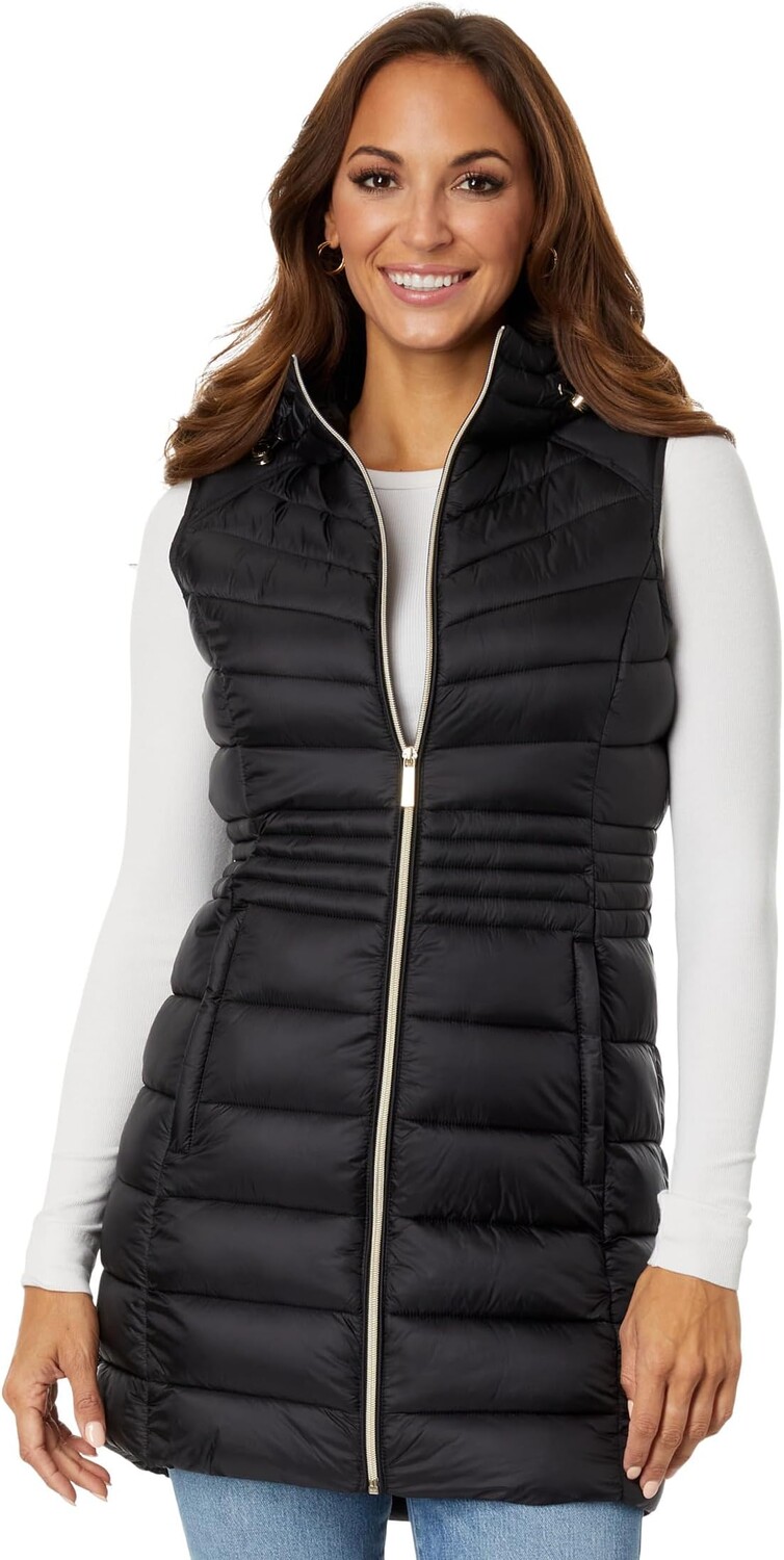 Куртка Zip Front Vest M426366C68 MICHAEL Michael Kors, черный