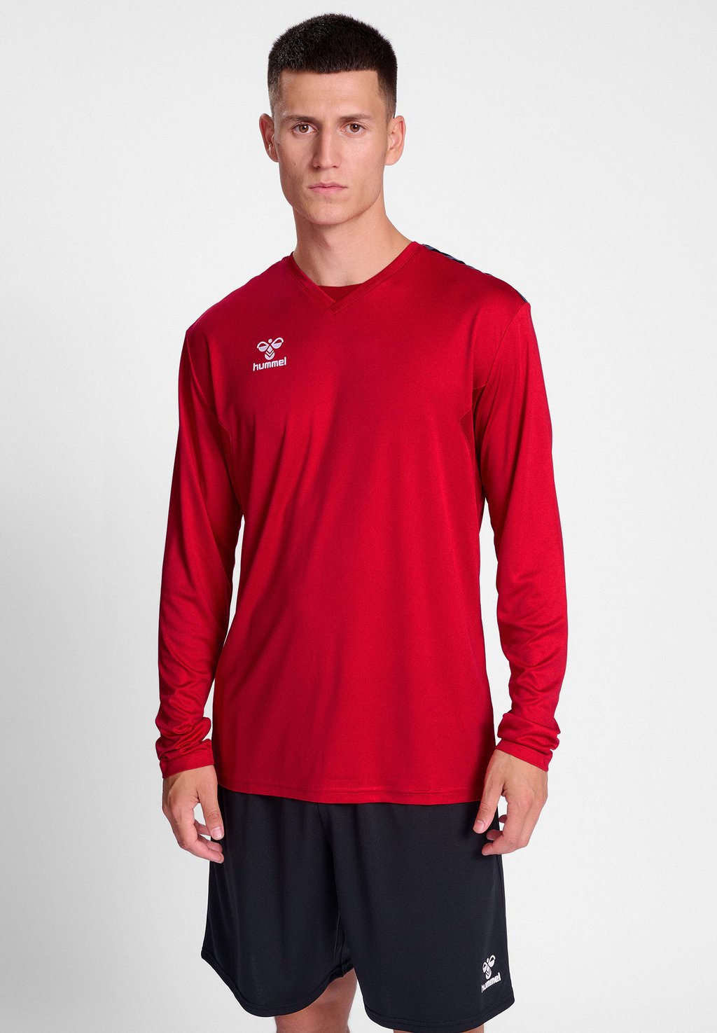 Рубашка с длинным рукавом AUTHENTIC Hummel, цвет true red футболка с принтом authentic hummel цвет true red