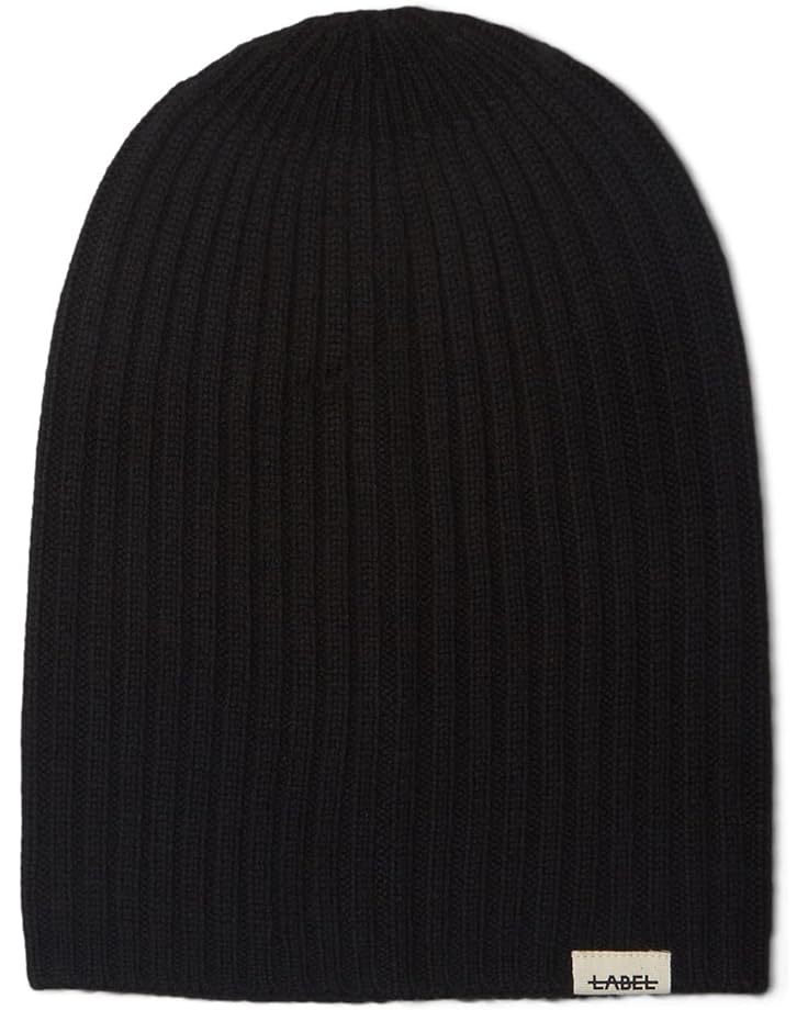 Шапка LABEL Go-To Fashion Beanie, черный шапка label go to ribbed beanie серый
