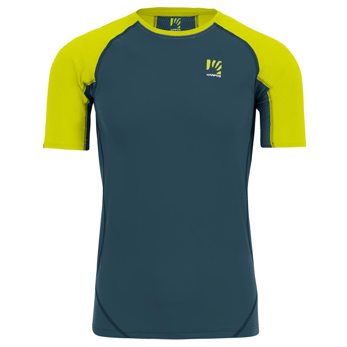 

Беговая рубашка Karpos Lavaredo Jersey, цвет Stargazer/Primrose