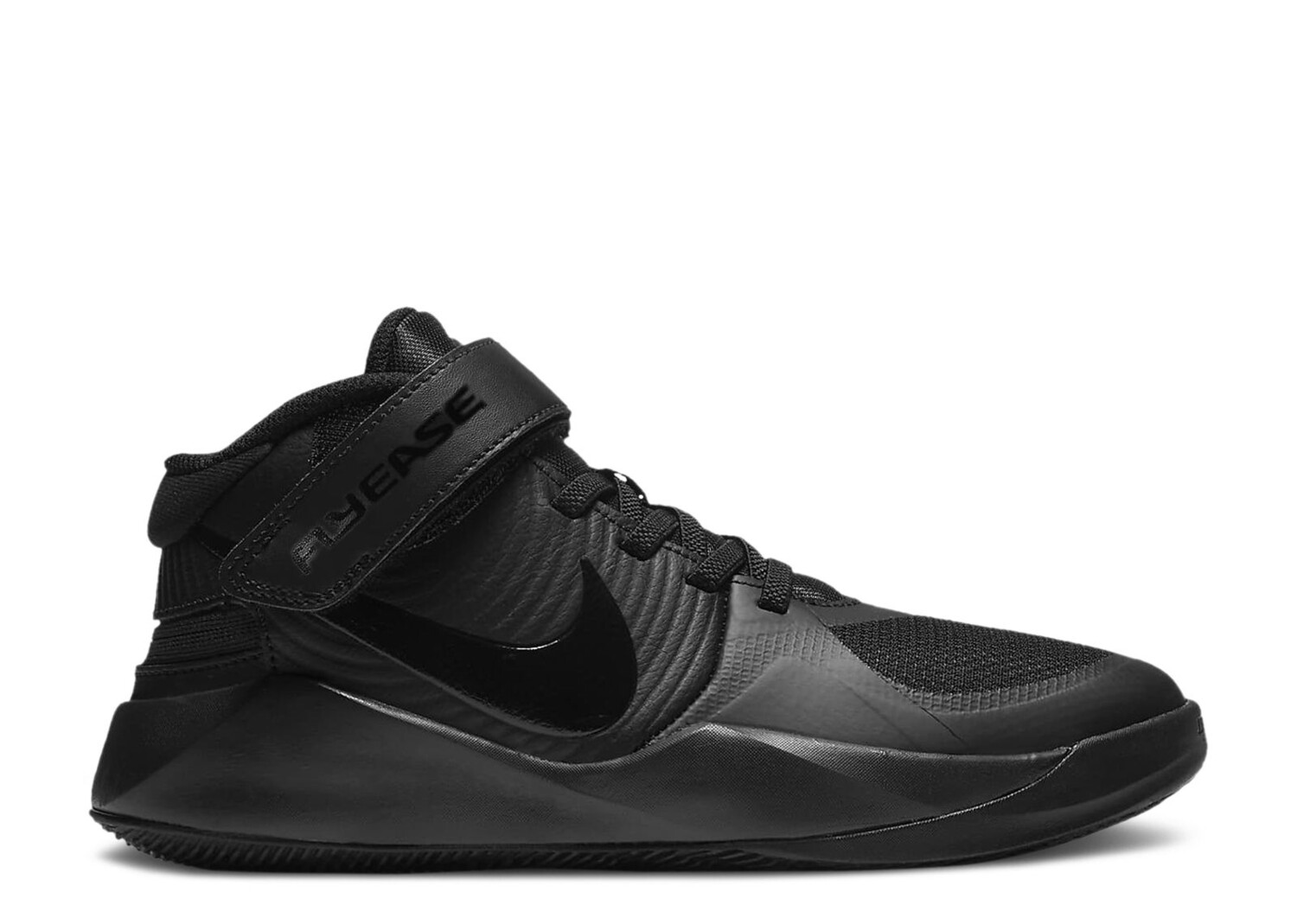 

Кроссовки Nike Team Hustle D9 Flyease Gs 'Black', черный