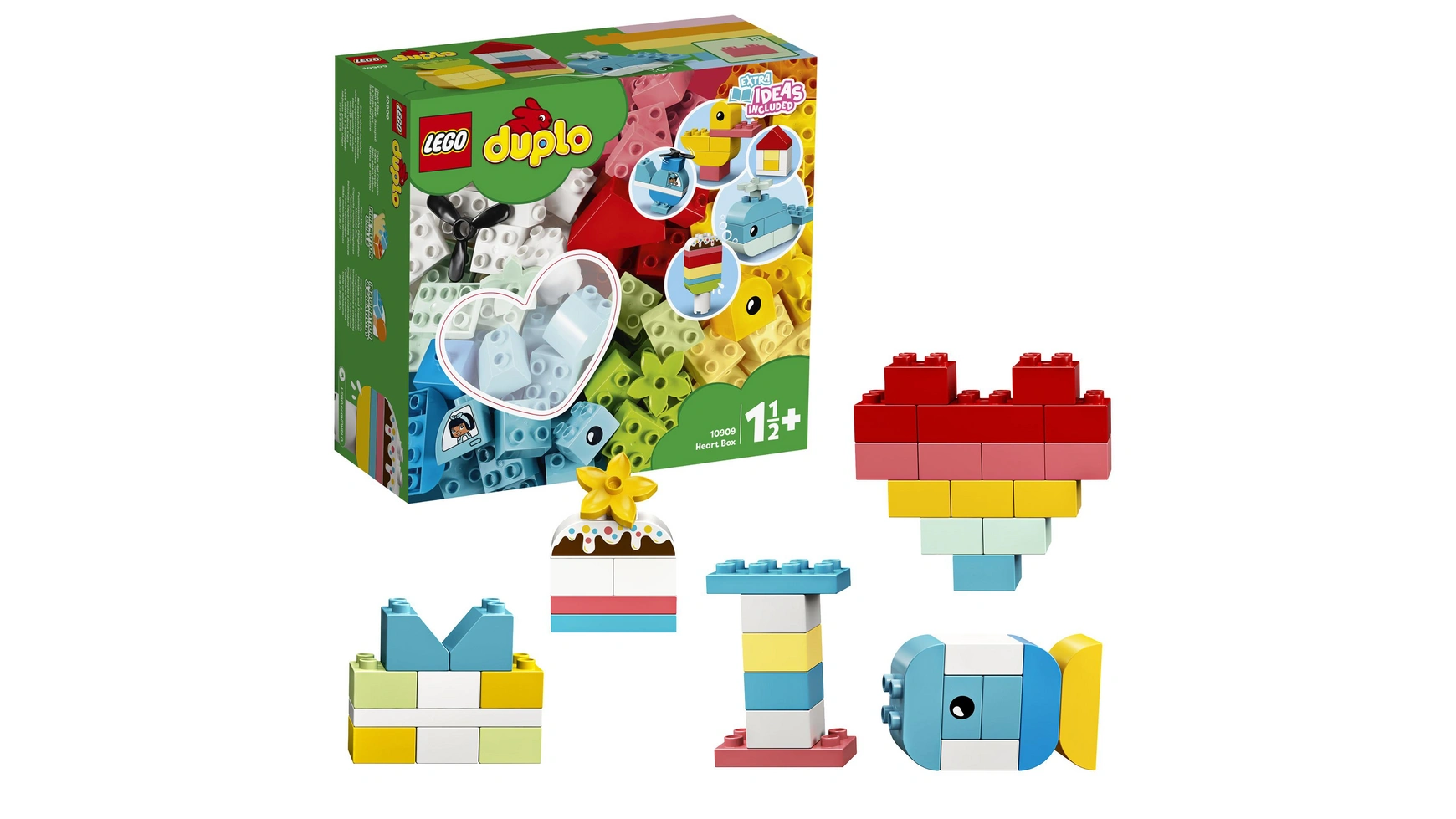 Lego DUPLO Моя первая увлекательная развивающая игрушка для сборки для детей от 1,5 лет и старше lego duplo полицейский участок с вертолетом полицейская игрушка