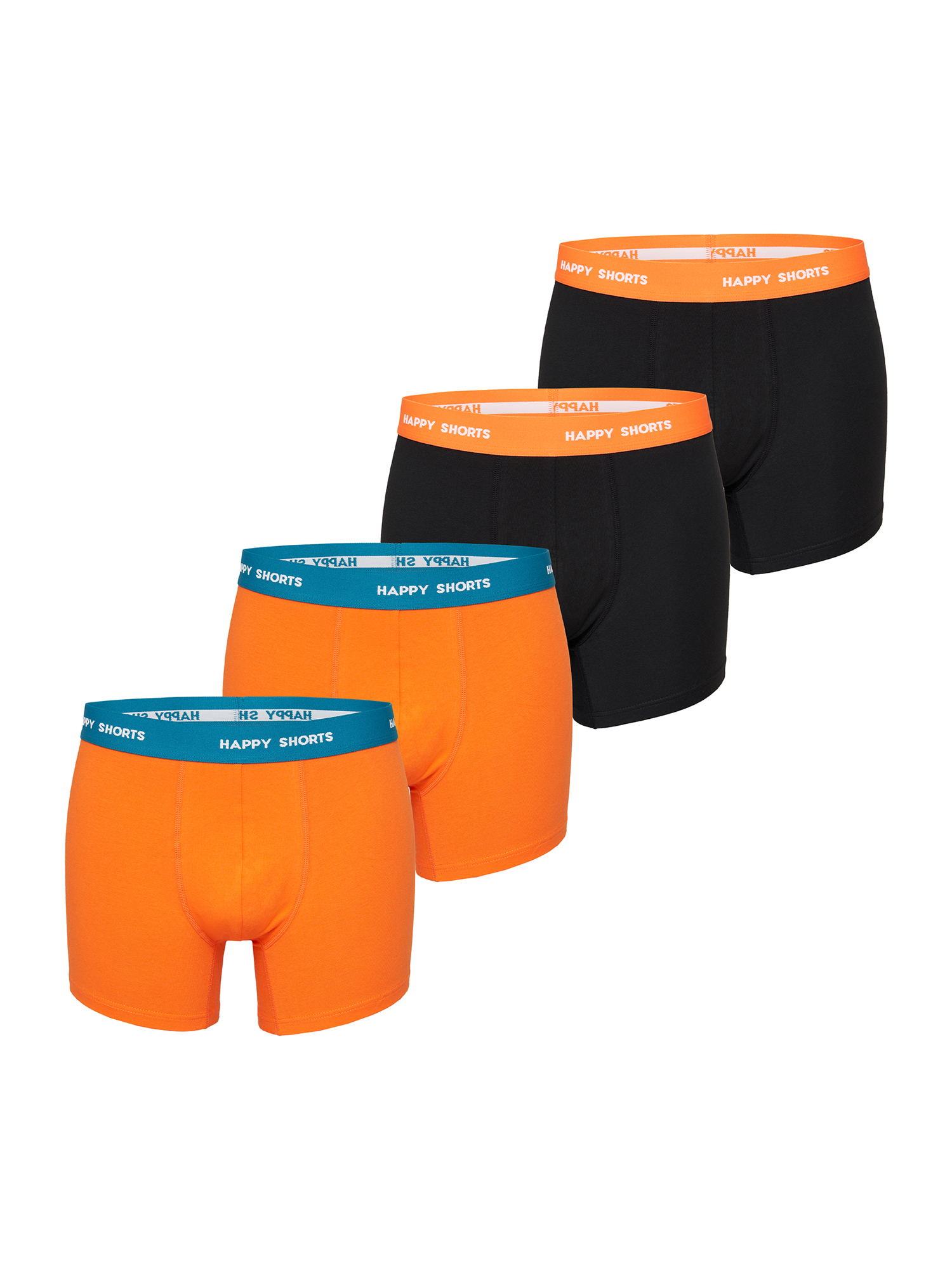 Боксеры Happy Shorts Retro Pants Jersey, цвет orange/black