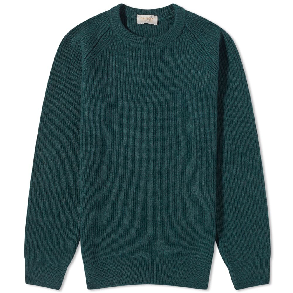 

Трикотаж с круглым вырезом в рубчик John Smedley Upson