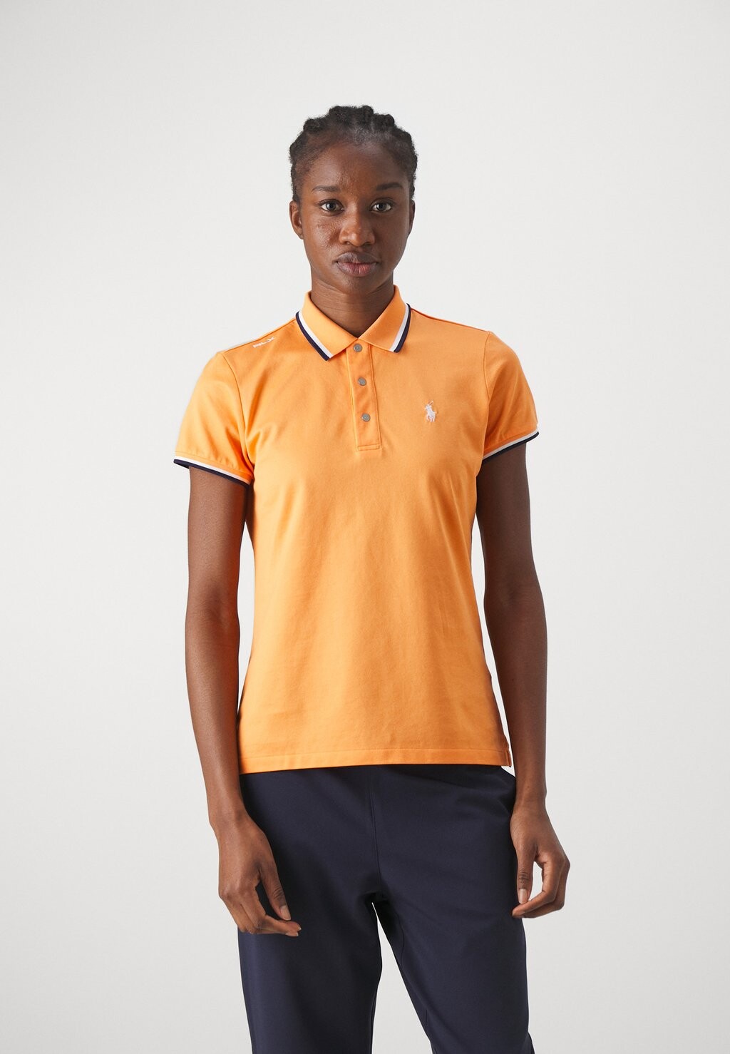 

Поло Short Sleeve Polo Ralph Lauren, цвет apricot/dark blue/white