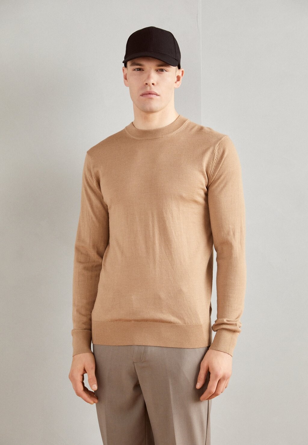 

Свитер REGULAR FIT CREW NECK Scotch & Soda, светло-коричневый меланж