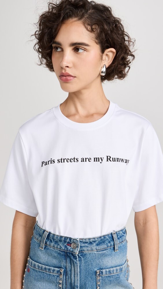 

Футболка Victoria Beckham Slogan, белый