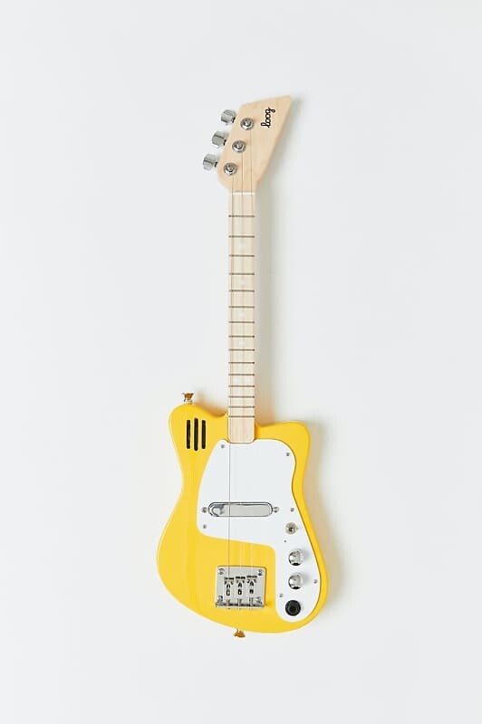 

Электрогитара Loog Mini Electric 3 String Electric Guitar w/ Built-in Amp - Yellow - LGMIEY