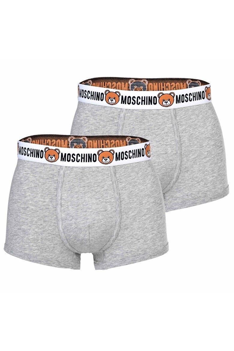 

Боксеры с логотипом, 2 пары Moschino Underwear, серый