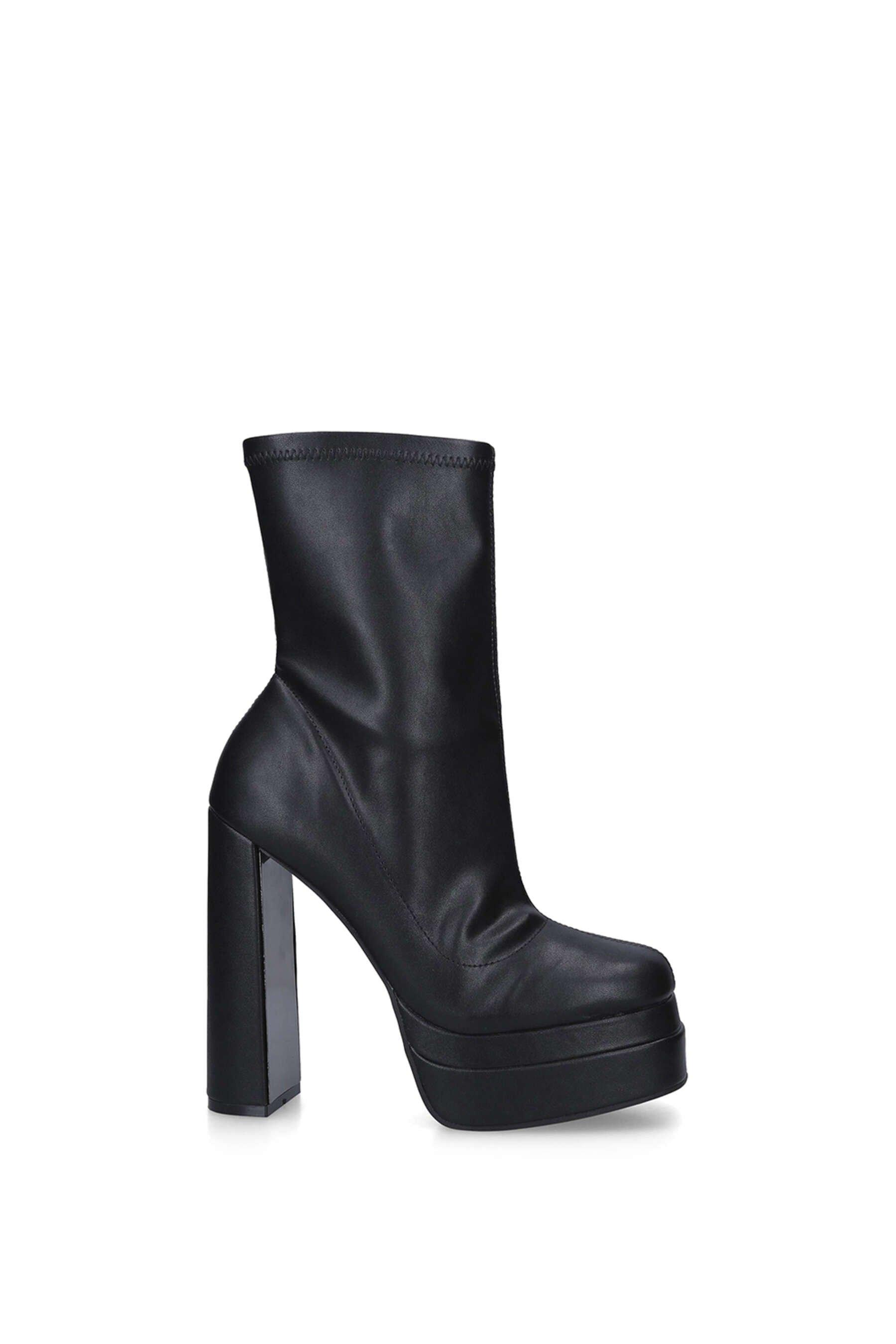 Сапоги «Башня» Carvela, черный ботинки на блочном каблуке newd tamaris черный