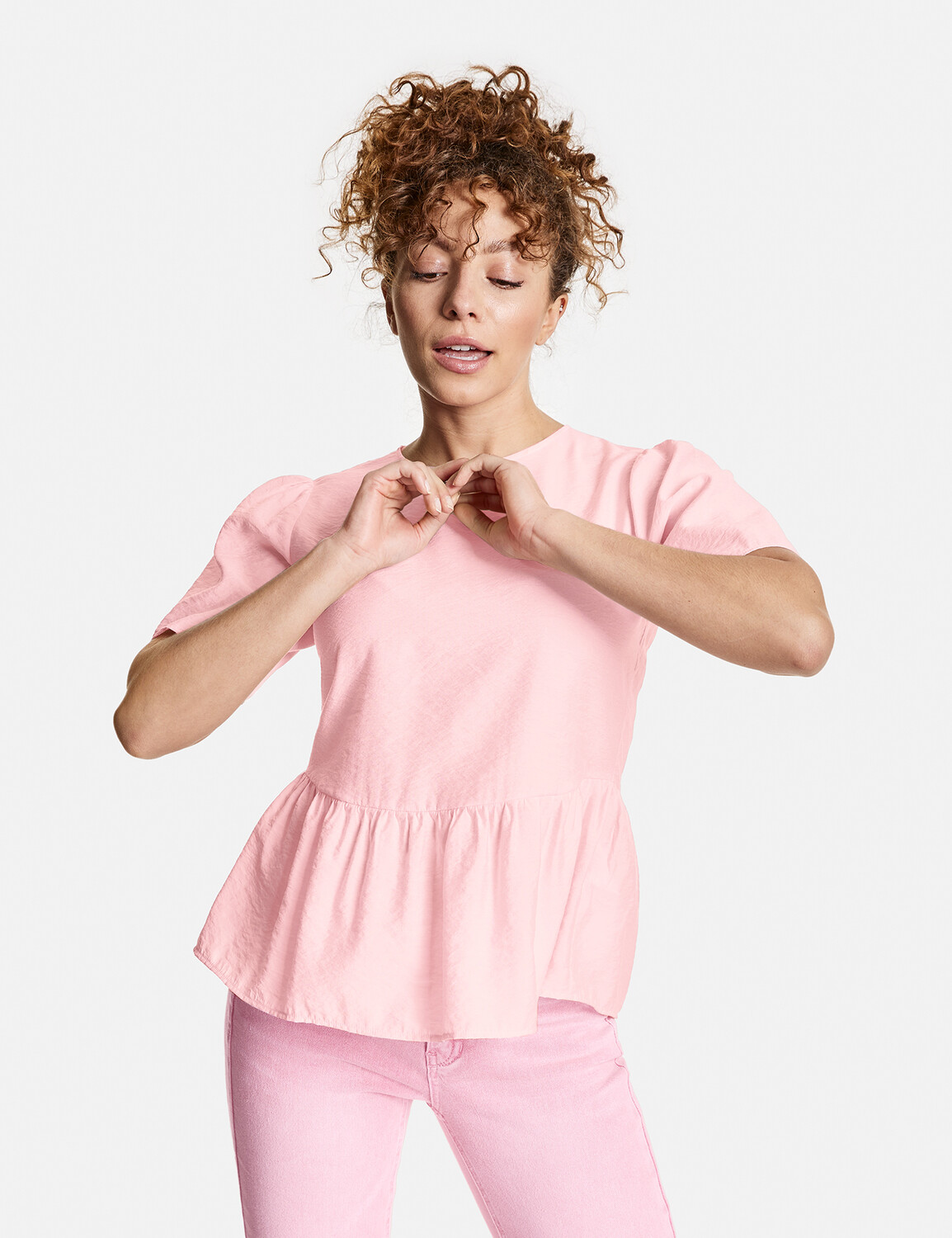 

Блуза TAIFUN Kurzarm, цвет Blush