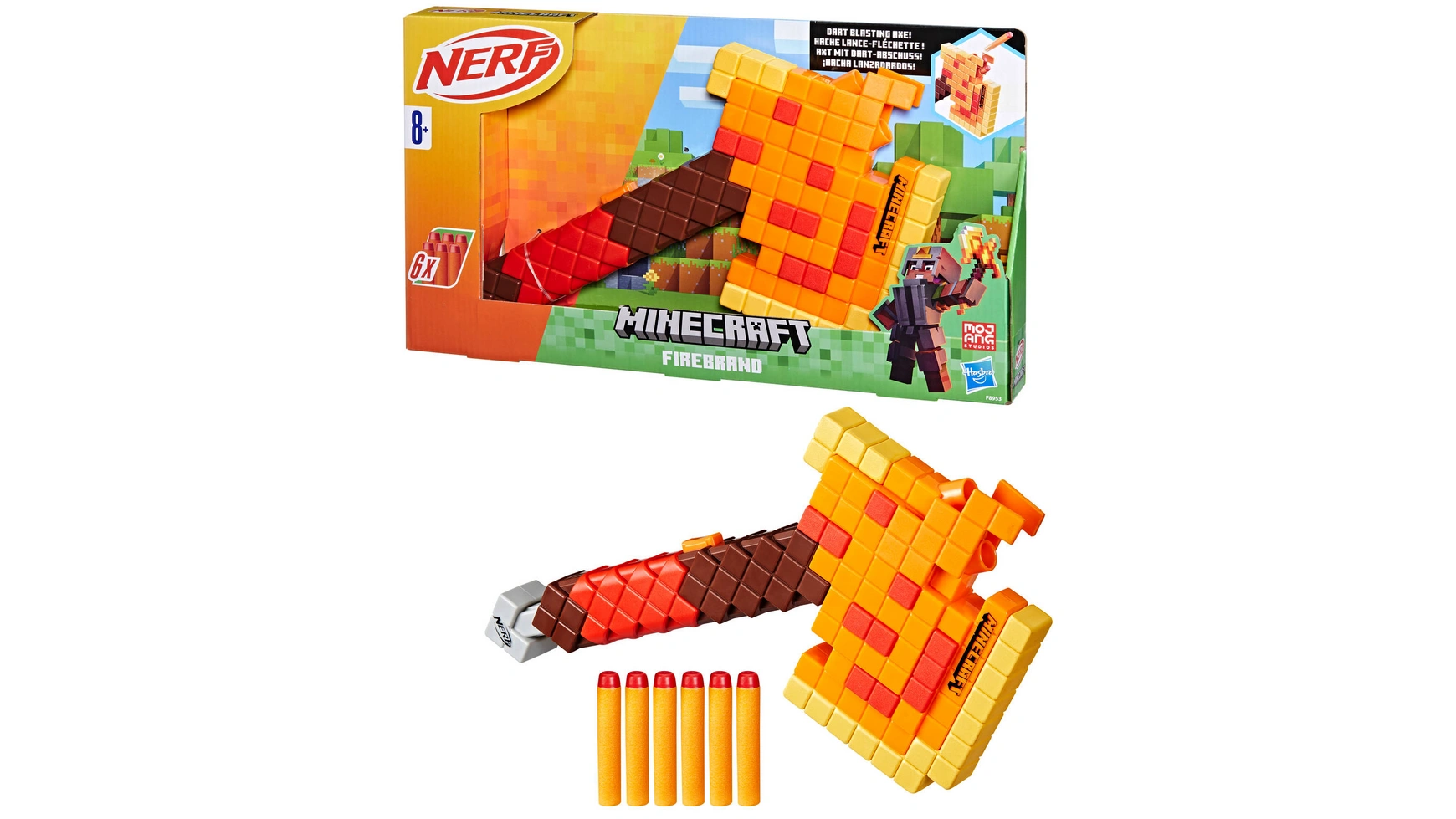 Hasbro Nerf Minecraft Firebrand hasbro nerf minecraft firebrand