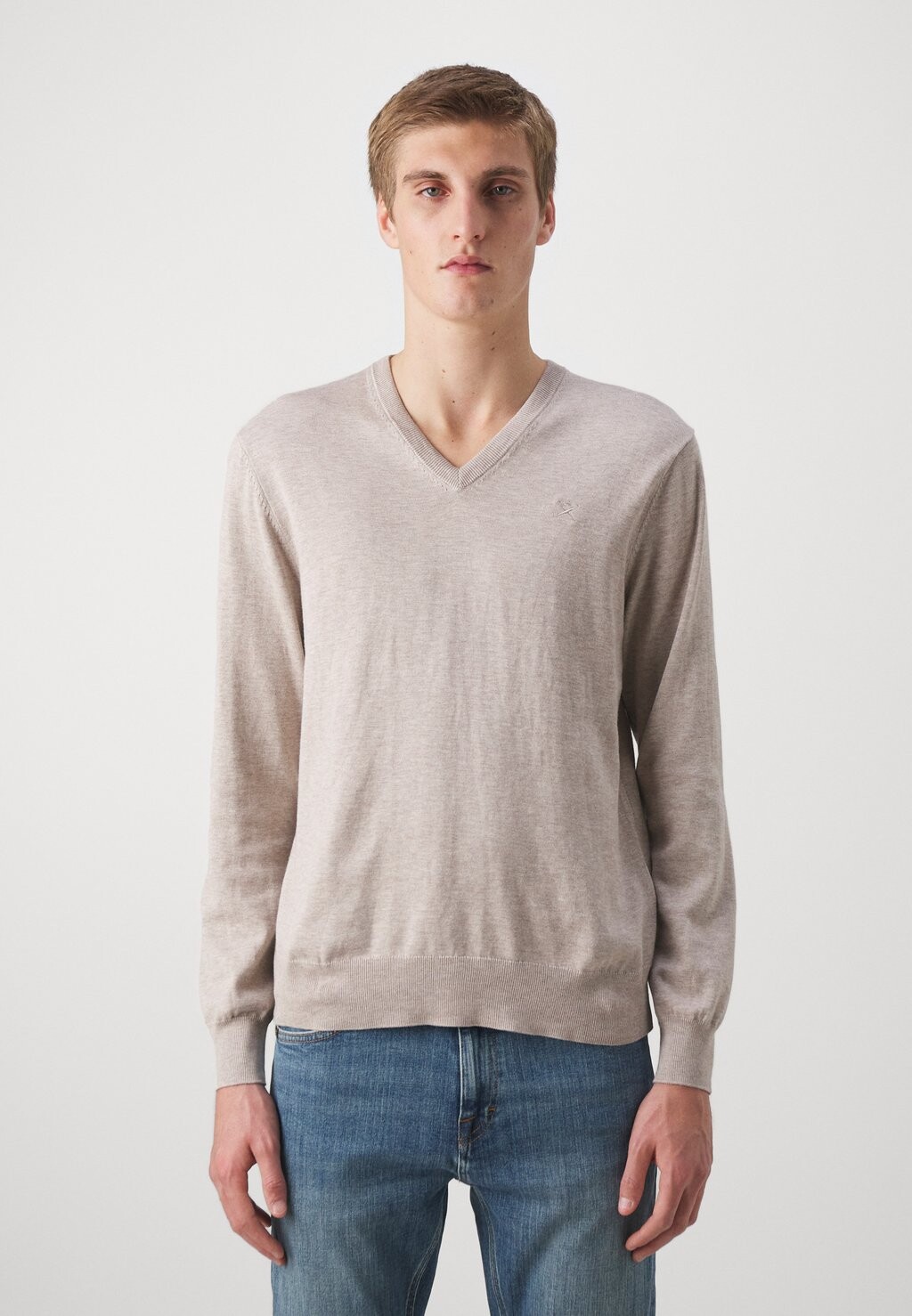 

Свитер Hackett London, серо-коричневый