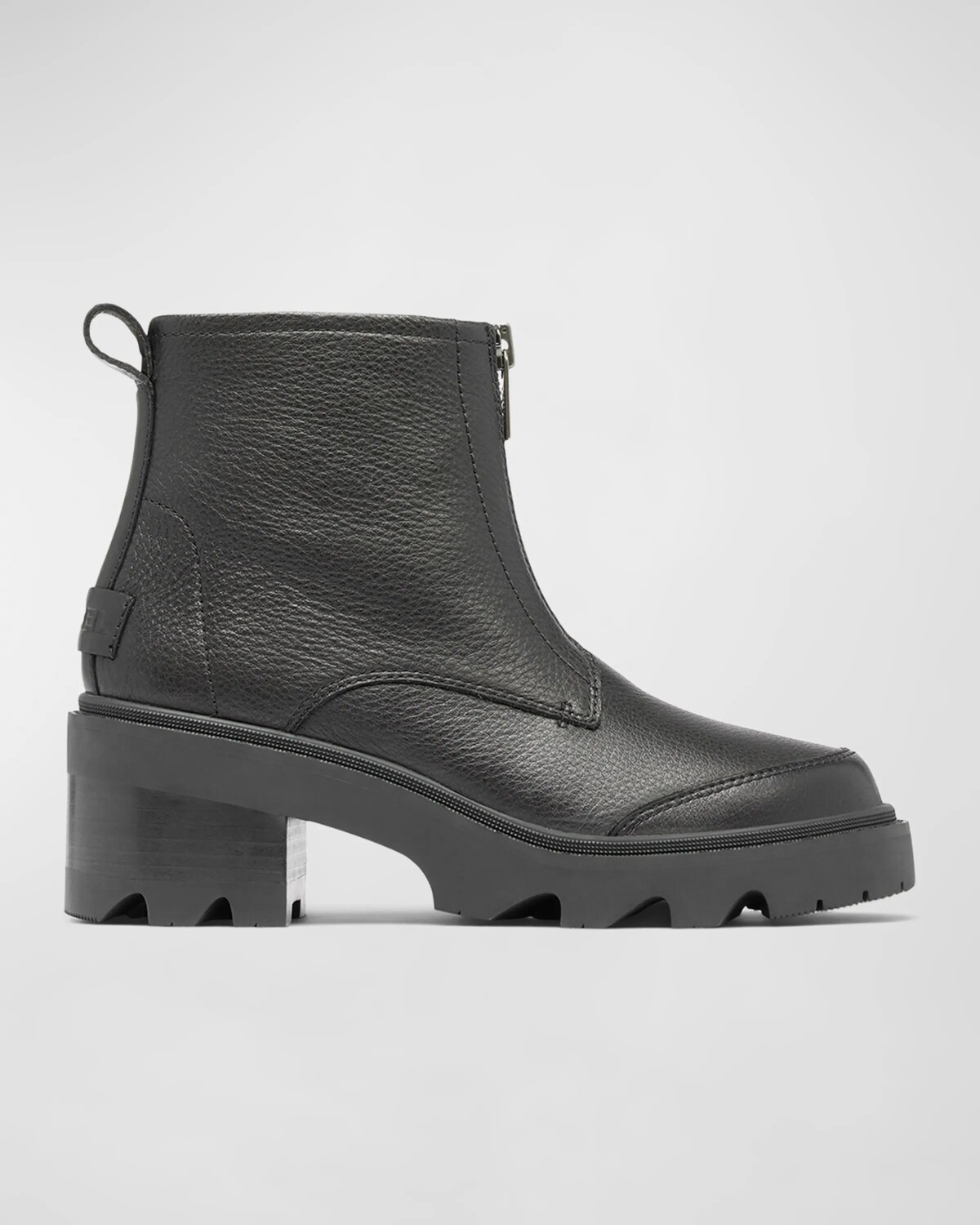 

Кожаные ботильоны Joan Now на низком каблуке с молниями Sorel, цвет Black Black