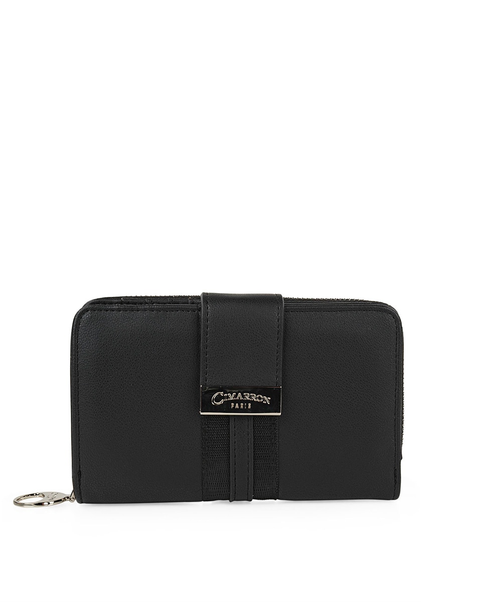 Черный женский кошелек на пуговицах Jenison Cimarrón, черный вязаные аксессуары сумочки кошельки футляры