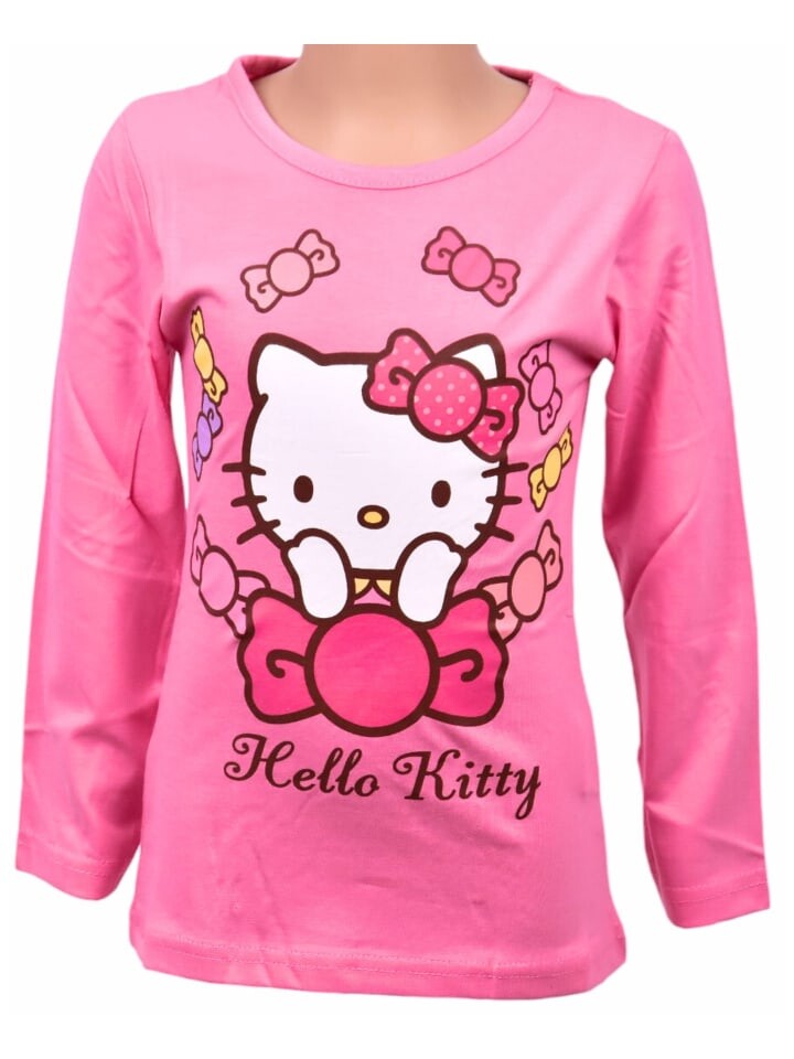 

Рубашка с длинным рукавом Hello Kitty, розовый